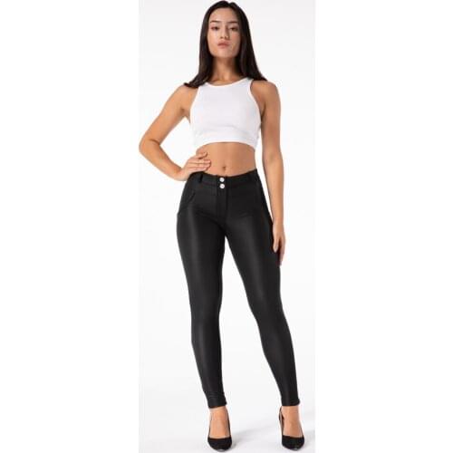 Shascullfites gym and shaping Black Leather Stretch Pants Plus Size Pleather Pants Winter Sport Thermal Gym and Shaping Leggings