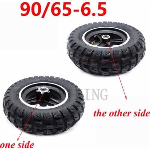 High Quality 90/65-6.5tubeless Wheel Tyre 11 Inch Vacuum Tire with Alloy Hub/rim for Electric Scooter Accessories