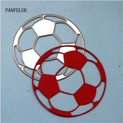 PANFELOU Metal craft Sports football paper die cutting dies for Scrapbooking/DIY Easter wedding Halloween cards