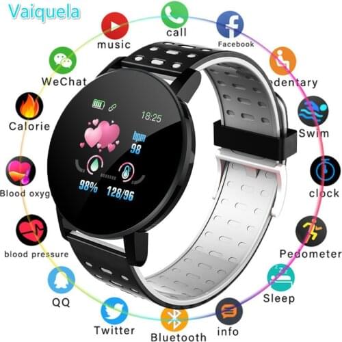 Sports Outdoor Climbing Electronic Watches For Men Blood Pressure Heart Rate FitenessTracker Bracelet Women Smart Watch Round