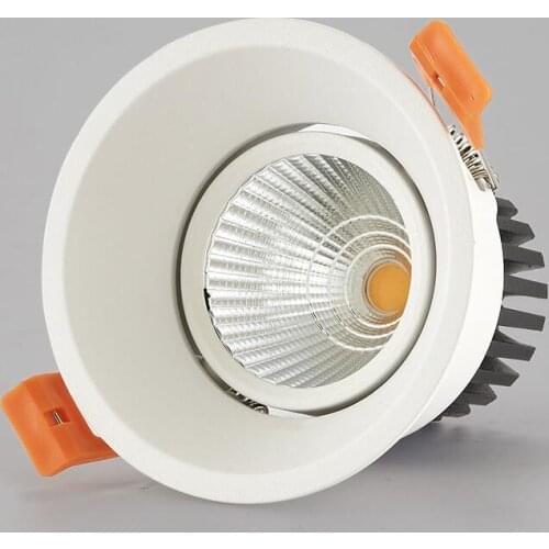 Super Bright Recessed LED Dimmable Downlight COB 7W 10W 12W 3000K 4000K 6000K LED Ceiling Spot Light LED Ceiling Lamp AC90-260V