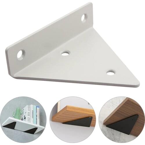 Triangle Invisible Bracket Support Wall Shelves Mount Tripod Partition Right Angle Fixed Bear Shelf Hardware Fit Furniture Mount