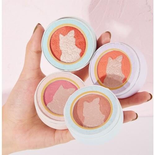 VONGEE Makeup Face Mineral Pigment Blusher Blush Powder Brozer Cosmestics Professional Palette Blush Contour Shadow TSLM1