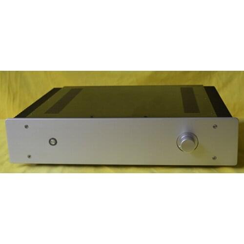 All aluminum power amplifier chassis DIY with radiator amplifier case Q4309 Class A shell rear stage combined box 430*90*312MM