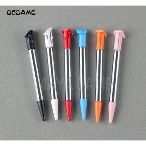 OCGAME 200pcs/lot high quality For NEW 2DSLL 2DSXL Stylus Pen Stylus Touch pen For Nintendo NEW 2DS XL LL Metal Retractable