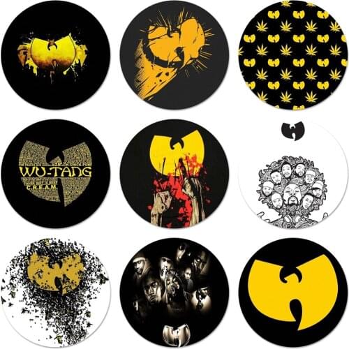 Wu Tang Clan Hip Hop Icons Pins Badge Decoration Brooches Metal Badges For Clothes Backpack Decoration