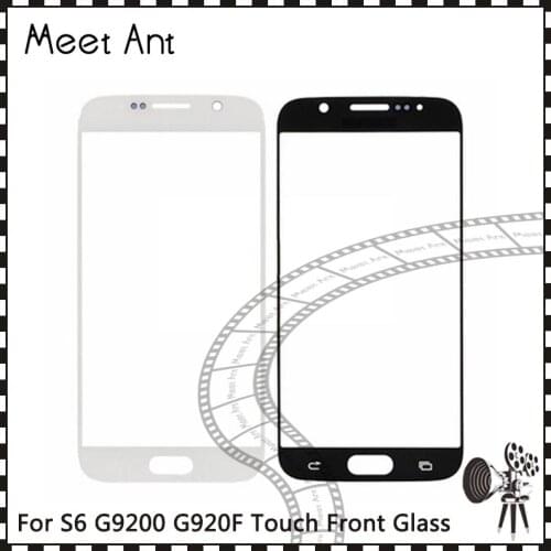 10Pcs/lot High Quality 5.1" For Samsung S6 G9200 G920F Front Outer Glass Lens Touch Screen Panel