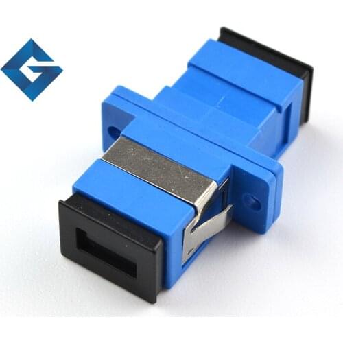 100pcs SC/SC Simplex Mode Fiber Optic Adapter,FTTH Fiber Flange SC UPC Connector