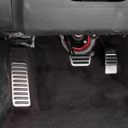 For 15-20 Ford Mustang Accessories Car accelerator brake and rest pedals modification decoration anti-skid durable