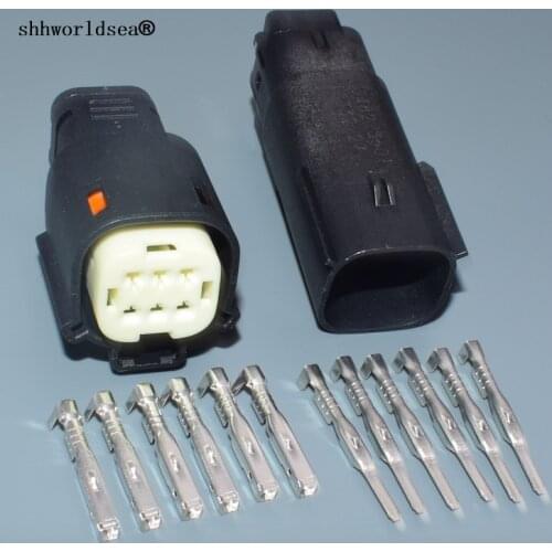 Shhworldsea 6 pin car Molex Automotive plugs and connectors Female Waterproof Connectors For Ford Mondeo 33472-0606 33482-0601