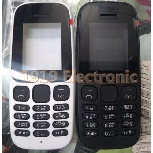New Phone Housing Cover Case With Russian Or Hebrew Keypad For Nokia 105 2017 TA-1010 TA-1034 + Tools