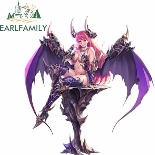 EARLFAMILY 13cm x 12.2cm for Sexy Dragon Lady Car Stickers and Decals Trunk Laptop Motorcycle Surfboard Scratch-Proof Graphics