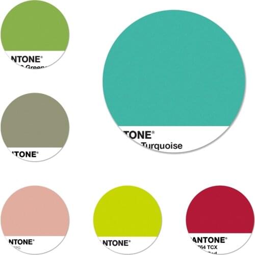 Caliente Pantone Icons Pins Badge Decoration Brooches Metal Badges For Backpack Decoration 58mm