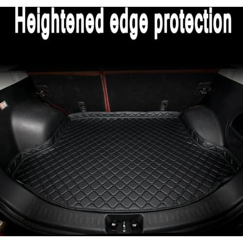 ZHAOYANHUA Custom fit car Trunk mats special for Audi A6 S6 C5 C6 C7 Allroad Avant 5D car styling rugs carpet floor liners