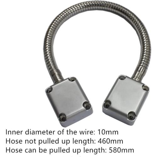Access control line network cable anti-slip stainless steel protection line protection sleeve metal wall mounted thread