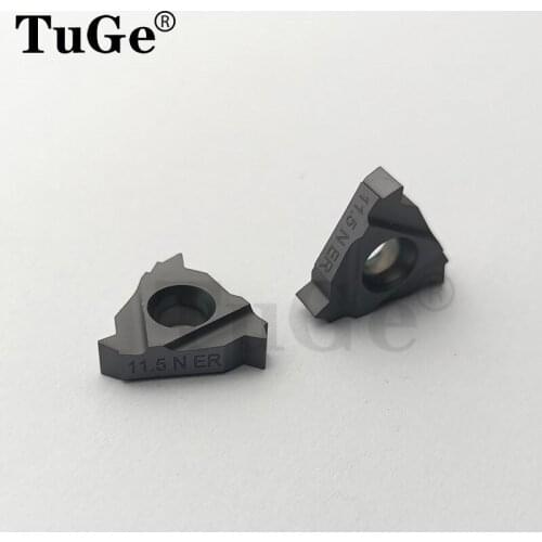 LS TOOLS Lathe Thread Turning Tools Carbide Inserts 16ER 16IR 11.5NPT 8NPT 14NPT Inserts Blade 60 Degree