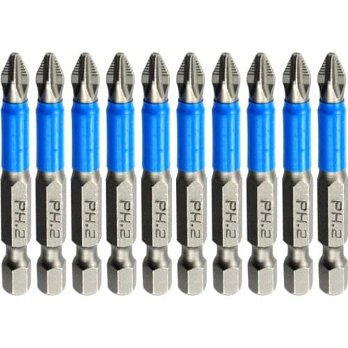 Philps Impact Duty Screwdriver Bits Single Side Anti Slip Electric Screwdriver Bits 1/4 Hex Shank Head Driver Bit