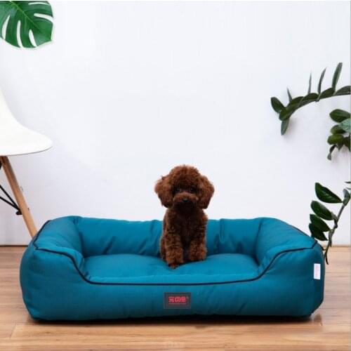 New Pet Bed Warm Cozy Dog House Large Pet Cat Dog Bed Autumn Winter Waterproof Kennel Dog Baskets House Mat Soft Cotton Nest