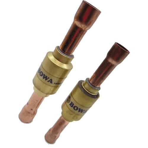 1/2" solder check valve installed in heat pump water heater and floor heating