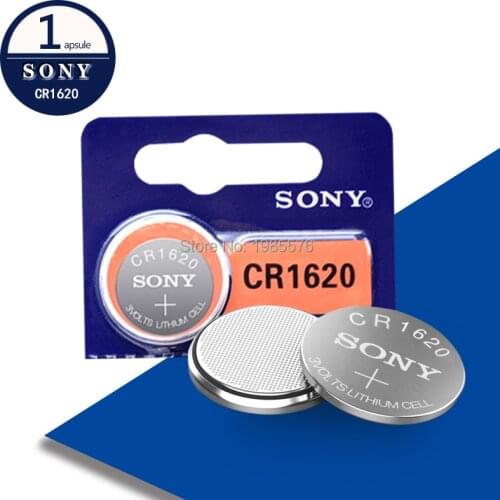 1pcs for sony 3V CR1620 Original Lithium Battery For car key watch remote control toy 1620 ECR1620 GPCR1620 Button Coin Battery
