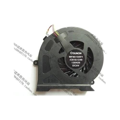 Original laptop CPU Cooling Fan For TOSHIBA Qosmio X70 series SUNON MF80150V1-C010-G99 cooler