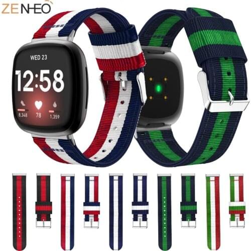 Wrist For fitbit Versa3 Watch Band Nylon Smart watch Bracelet Strap For fitbit Versa 3 Replacement Watchband