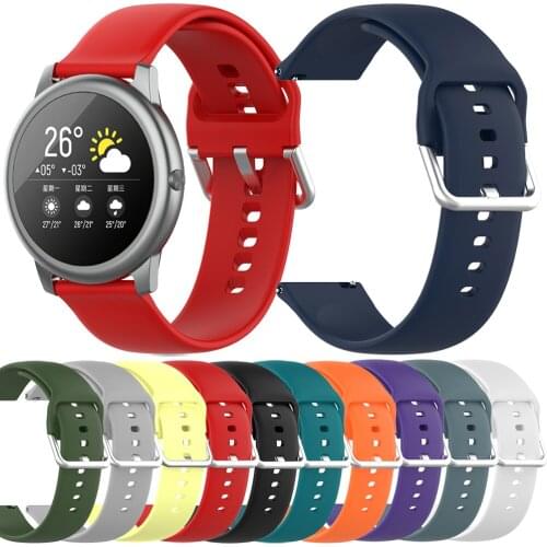 22mm Soft Band For Xiaomi haylou solar LS05 Smart Watch Strap Correa For Xiaomi Mi Smart Watch Color Bracelet Loop