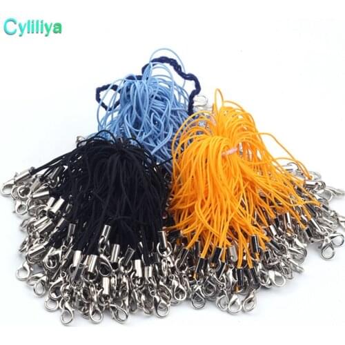 Cell Phone Lanyard Cords Phone Strap Mobile Lobster Clasp Wrist Hand For Key Bag USB Flash Disk Mp3 Mp4 Lobster Buckl 2000pcs