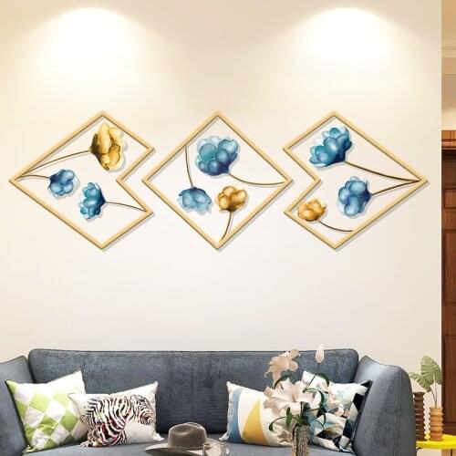 Modern Wall Stickers Flowers Room Decor Aesthetic Sofa Backdrop Wallstickers Girl Bedroom Living Room Decoration Wallpaper Mural