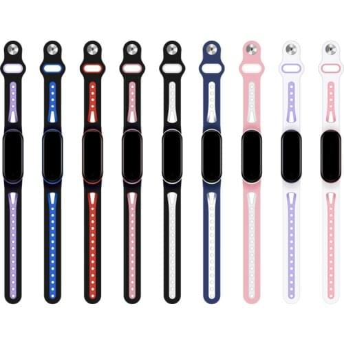 For Xiaomi Mi Band 5 3 4 Sport Strap watch Silicone wrist strap For xiaomi mi band 3 4 5 bracelet Miband 4 3 Strap Watchband