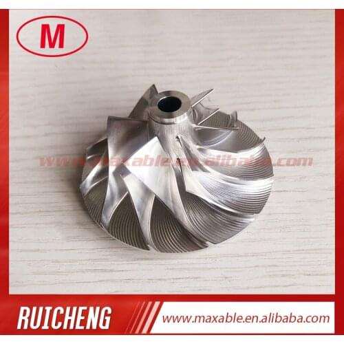 TA31 37.74/60.25mm 6+6 blades 409096-0011 6205-81-8150 turbo milling/aluminum 2618/billet compressor wheel for 452012-0001