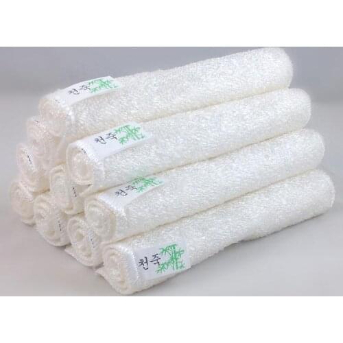 18cm*23 cm Wholesale Natural Bamboo Fiber Thickening Magical Kitchen Dish Cleaning Wash Wiping Cloth Towel Rags 10 pcs/pack
