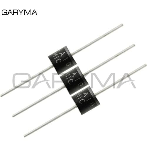 10pcs Electrical Axial Rectifier Diode 10A10 6A10 20A10 DIP 6A 10A 20A 1000V R-6
