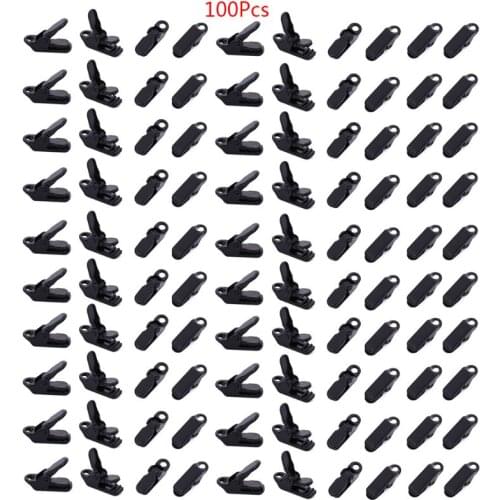 100 Pcs Tent Awning Canopy Clamp Tarp Canvas Clip Snap Gripper Caravan Jaw Grip Trap Tighten Tool