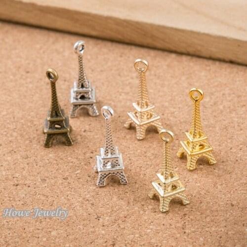 18pcs vintage Eiffel Tower charms Pendant diy earring fit bracelet D107