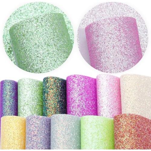 David accessories 20*33cm Shiny Faux Leather Sheet Glitter Fabric Bows Synthetic Leather DIY Hairbow Handmade Material,1Yc7544