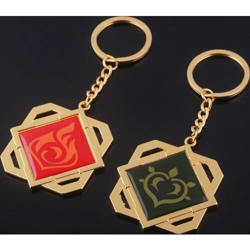 Genshin Impact Klee Venti Paimon Cosplay Keychain Anime Cartoon Doll Key Hanging Buckle Jewelry Fashion Gifts Boys And Girls