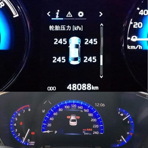 Tire Pressure Monitoring Car Tire Dashboard display Tire pressure monitor For Toyota Corolla altis 2019 2020 Auto Accessories