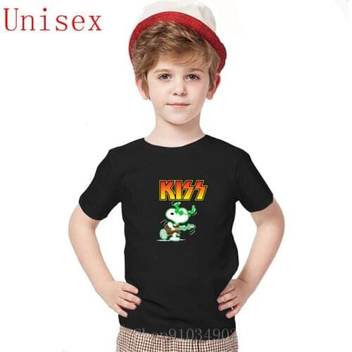 Band Kiss musical t shirt children Funny Breathable High Quality kids tops Unique Fashion New Design boy clothes girls clothes