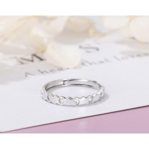 Original design wave zircon ring 925 sterling silver woman engagement & wedding & anniversary DIY fine jewelry gift Dropshipping