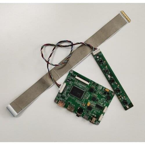 Kit For NV133QHM-A51 2560x1440 40pin Display Panel Micro Screen mini Monitor 2 HDMI LCD EDP HD LED Controller Board 13.3"