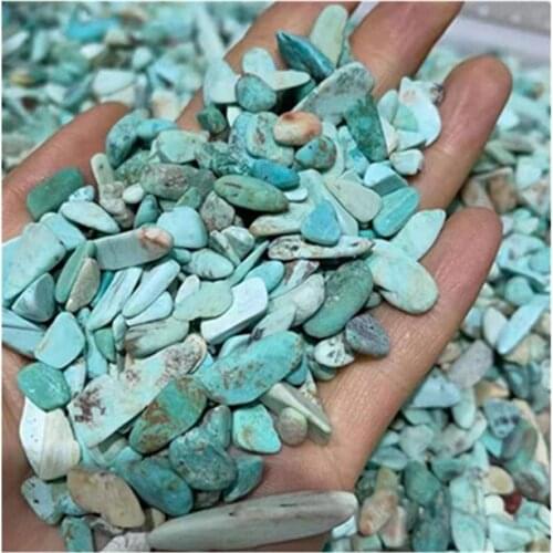 Beautiful Natural quartz chips healing Phoenix Stones green gravel for sale