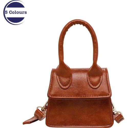 Mini Small Square Bag 2019 New Fashion Retro French Small Clutch Bag Shoulder Bag Messenger Bag Wallet Handbag Women Designer