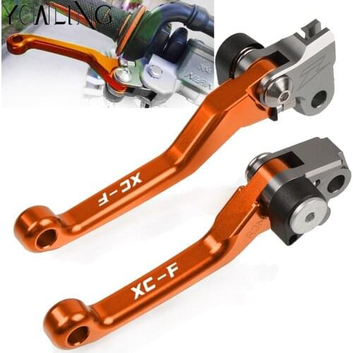 Motorbike Aluminum Custom Made Folding Brake Clutch Lever For 250 XC-F 250XC-F 2014 2015 2016 2017 2018 Dirt Bike Motocross