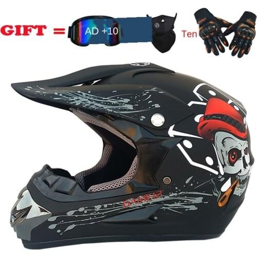 Motorcycle helmet cross country helmet all season mens cross country HELMET SMALL helmet goggles glove mask