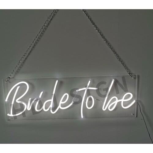 Custom LED Neon Plaque Sign Bride to be Suitable For Home Hall Restaurant Propose Wedding party Background Decor Neon Light