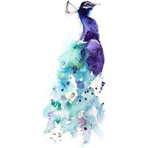 New 5D Diamond Painting Peacock Animal Full Square Drill Diamond Embroidery Resin Mosaic Rhinestone Home Decor Gift