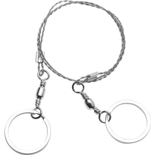 Hand Chain Saw Safety Survival Fretsaw ChainSaw Emergency Outdoor Steel Wire Saw Camping Hunting Kits Pocket Gear