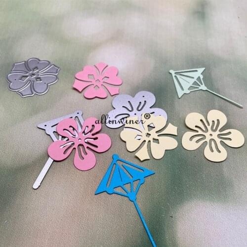 Flower kite Metal Cutting Dies Stencils Die Cut for DIY Scrapbooking Album Paper Card Embossing