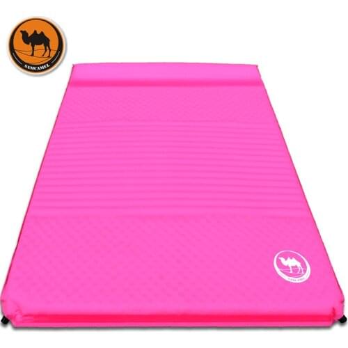 Thick 5cm Groove Wave Mattress Automatic Inflatable Cushion Camping Equipment Outdoor Camping Picnic Inflatable Mat